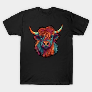 Scottish Hairy Highland Cow T-Shirt